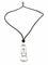 Collier BVLGARI. Collection "Parentesi", collier or blanc 18K 58 Facettes