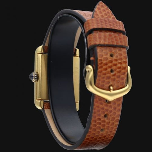 Cartier Arată Tank Vermeil 