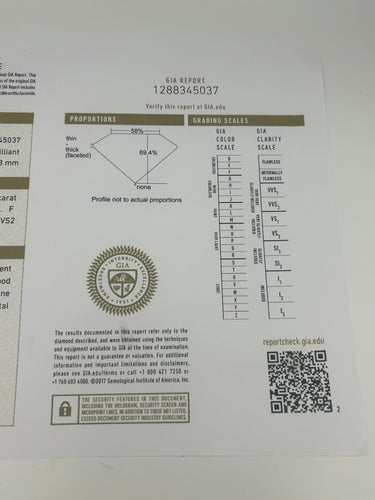 Bague 48 Bague Platine et Diamants Certifié 58 Facettes