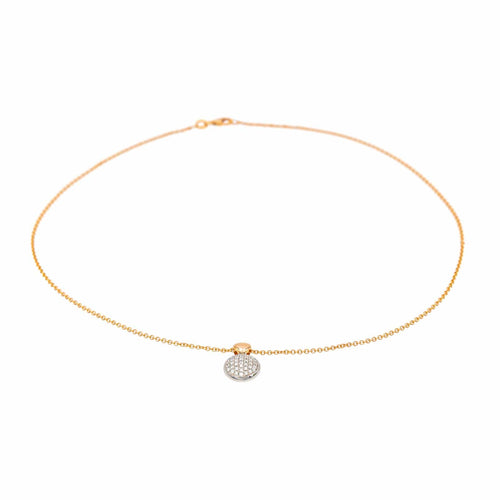 Collier Collier Or rose Diamant 58 Facettes 3884563CN