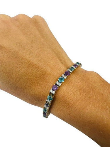 Bracelet Bracelet Rivière Améthyste Diamants 58 Facettes 20400000787