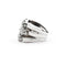 Bague Bague en maille souple en or blanc sertie de diamants (0,70 carat) 58 Facettes 17329