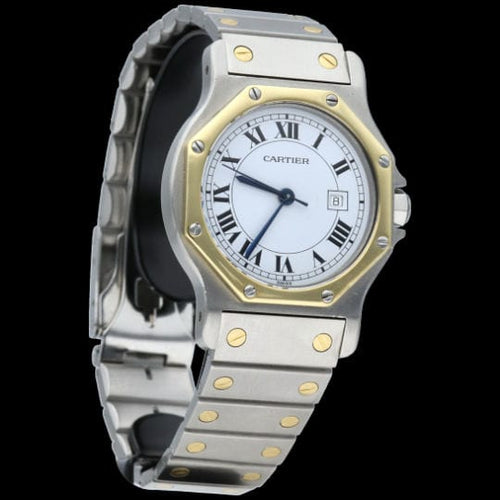 Montre Cartier Montre Santos Octagon 58 Facettes MT41452