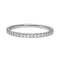 Bague 46 Alliance Cartier Etincelle or blanc et diamants 58 Facettes
