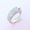 Bague 55 GUY LAROCHE - Bague Ceinture Diamants Or Blanc 58 Facettes AA 1645