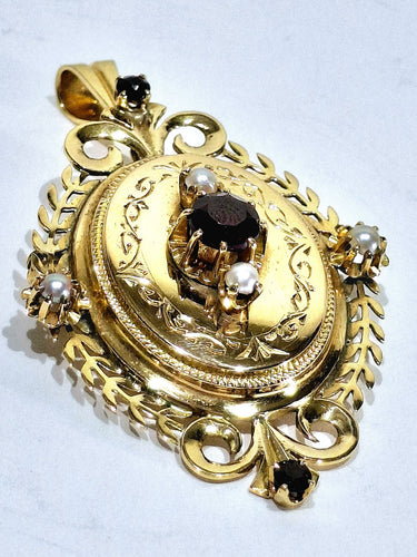 Pendentif Pendentif Napoléon III or ose 58 Facettes