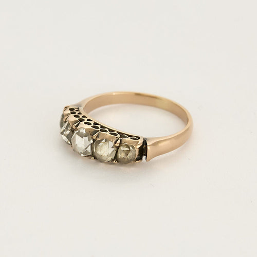 Bague 51 Bague en Or rose et diamants 58 Facettes DADB-03