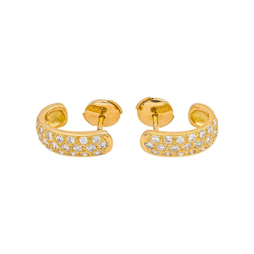 Boucles d'oreilles Boucles d'oreilles Or jaune Diamant 58 Facettes 4798567RV