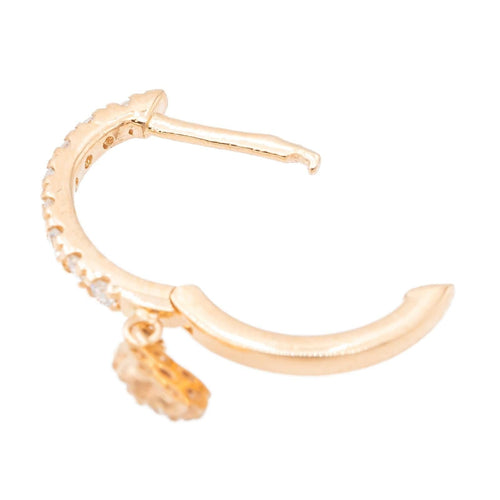 Boucles d'oreilles Ginette NY Boucles d'oreilles Be mine lotus solo Or rose Diamant 58 Facettes 2678580CN