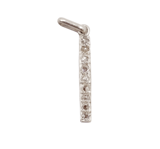 Pendentif Pendentif or rose et argent, diamant taille rose (circa 1890) 58 Facettes A06094