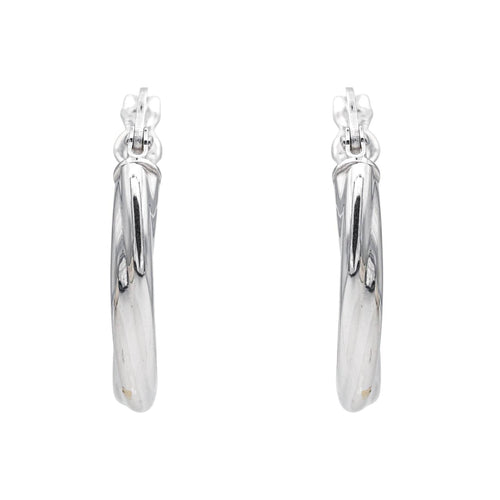 Boucles d'oreilles Boucles d'oreilles Créoles Or blanc 58 Facettes 4137676CN