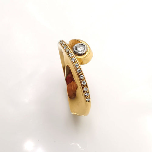 Bague 55 Bague or & diamants 58 Facettes