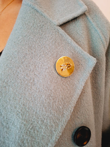 Broche Broche Guêpe or rose 58 Facettes