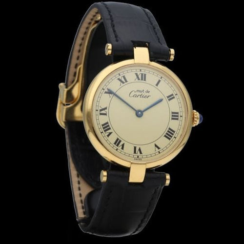 Montre Cartier Montre Must De Cartier Vermeil 58 Facettes MT41229