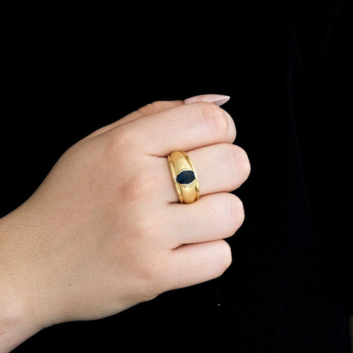 Bague Bague Or Jaune Saphir 58 Facettes LP1077/14