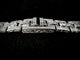 Bracelet Bracelet Art Déco en platine serti de 3,60 carats de diamants 58 Facettes