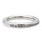 Bague 52 Bague Demi alliance Or blanc Diamant 58 Facettes 1137995CN