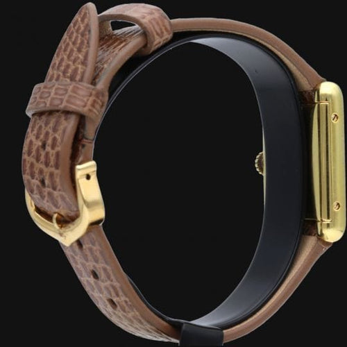 Montre Cartier Montre Tank Vermeil Must 58 Facettes MT43489