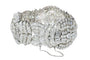Bracelet Bracelet architectural des années cinquante, serti de diamants et au design sculptural audacieux 58 Facettes 25325-0281