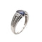 Bague 58 Bague en or saphir et diamants 58 Facettes