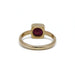 Bague 54 Bague or jaune et rubis 58 Facettes 210091R