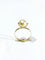 Bague 53.5 Bague or jaune et perle 58 Facettes