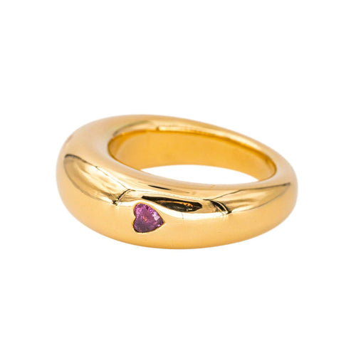 Bague 49 Chaumet Bague  Jonc   Or jaune Saphir 58 Facettes 4437818CN