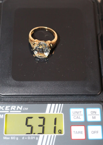 Bague 54 / Aigue-marine Bague aigue-marine 58 Facettes 515