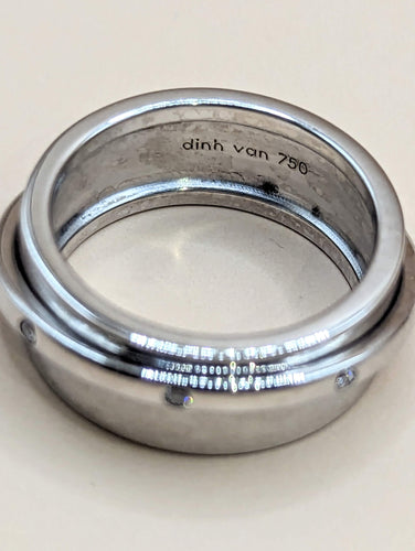 Bague 52 DINH VAN Bague Ariane en or et diamants 58 Facettes