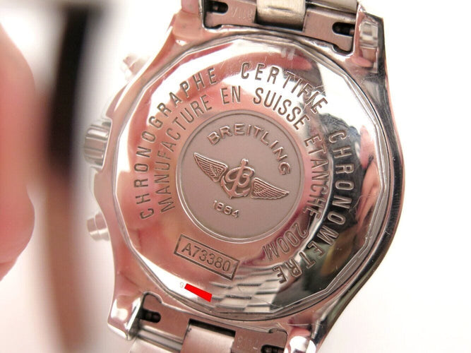 Montre montre BREITLING colt a73380 42mm en acier date chronographe quartz 58 Facettes 272644