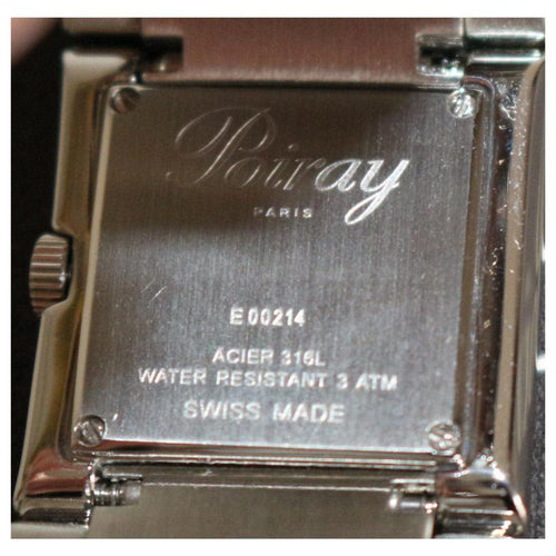 Montre POIRAY - Montre Ma Première Manchette Acier Et Diamants 58 Facettes 284