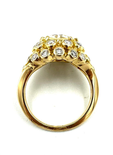 Bague 52 GILBERT ALBERT - Bague or jaune et diamants dont 2.04ct 58 Facettes