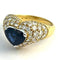 Bague 53 KUTCHINSKY - bague or jaune rubis 2,08 carats et diamants 58 Facettes 248274