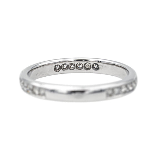 Bague 55 Bague Alliance Or blanc Diamant 58 Facettes 3804915CN