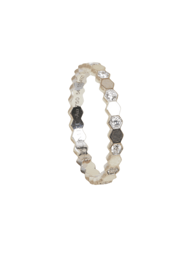 CHAUMET Snubní prsten bílé zlato diamanty Bee my Love 