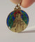 Pendentif Becker - Médaille pendentif Jésus Christ émail plique-à-jour en or jaune 18k 58 Facettes