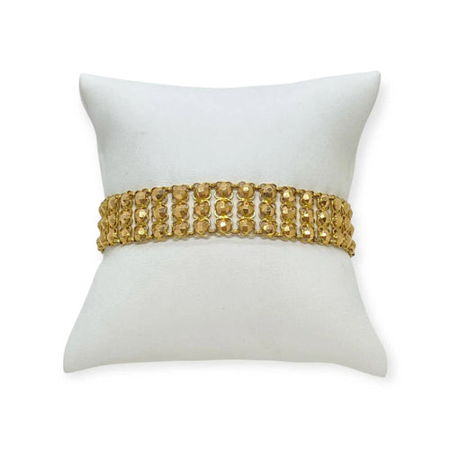 Bracelet Bracelet maille originale or jaune 58 Facettes 330084150