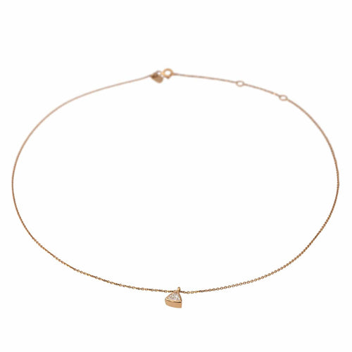 Collier Collier Solitaire Or rose Diamant 58 Facettes 2360820CN