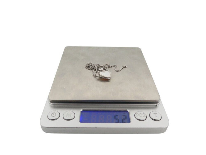 Collier collier VAN CLEEF & ARPELS chanceux alhambra coeur nacre ou 18k 58 Facettes 268918