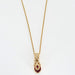 Collier Collier or jaune diamants rubis 58 Facettes LP988/13