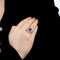 Bague 56 Bague or blanc rubellite diamants 58 Facettes