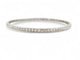 Bracelet bracelet jonc serti complet 78 diamants 3.8ct platine 850 25.3gr 58 Facettes 268460