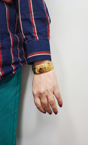 Bracelet Bracelet jonc manchette or jaune 58 Facettes BRAC.jc.mch.1916