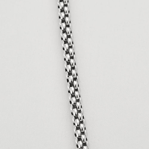 Collier POIRAY- Pendentif or blanc et diamants et chaîne en or blanc 58 Facettes 250360