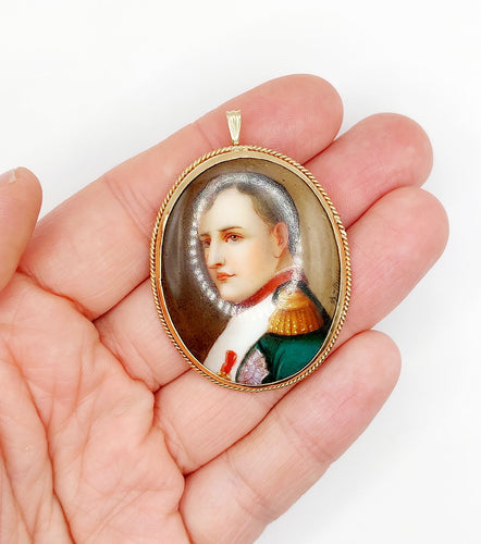 Pendentif Broche pendentif antique or rose 58 Facettes A02447