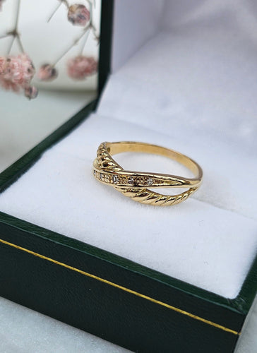 Bague 50 Bague Diamants Or jaune 58 Facettes 510