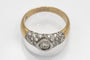 Bague 56 Bague vintage en or avec diamants. 58 Facettes JP01