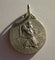 Pendentif Médaille biface ancienne St Christophe TAIRAC en argent 58 Facettes