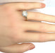 Bague Bague or jaune, diamant 4,17 carats et diamants baguettes 58 Facettes AB418