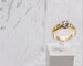Bague Bague jonc or jaune, or blanc et diamants 58 Facettes 250095